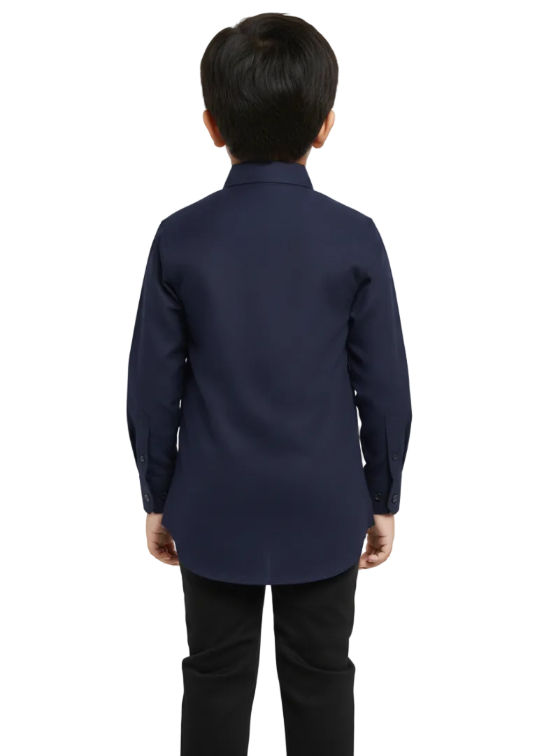kids premium charcoal grey plan shirt