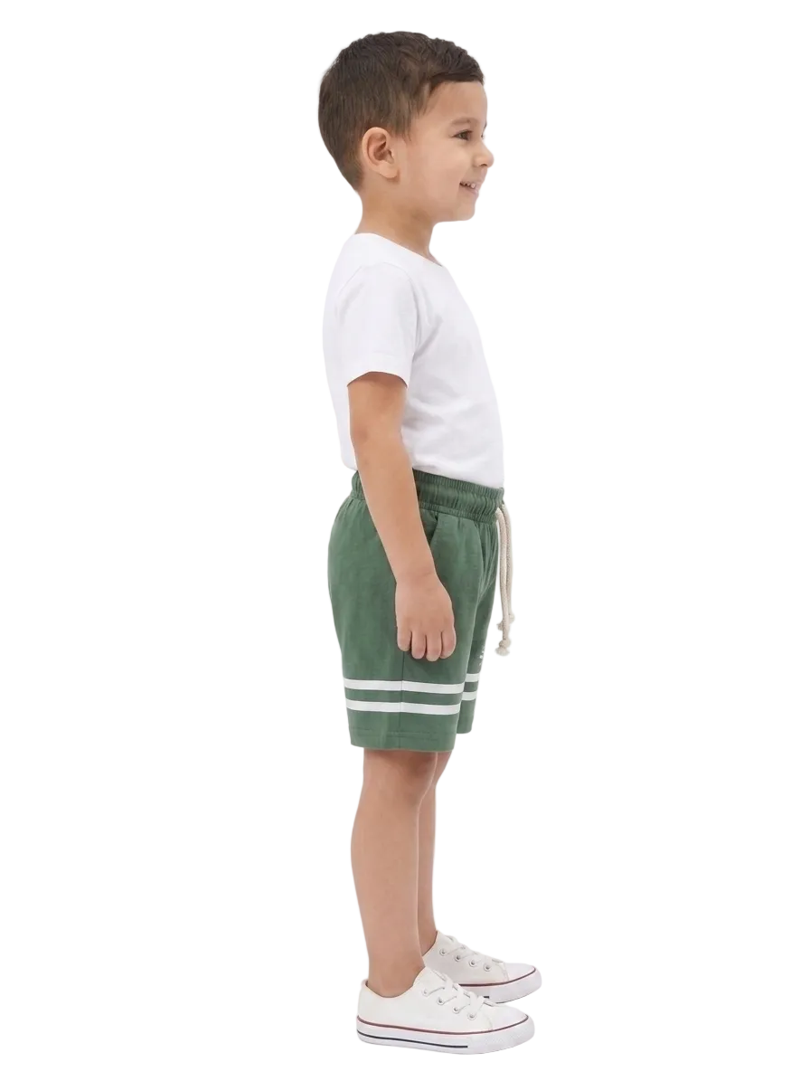 Boys' Green Athletic Sport Shorts
