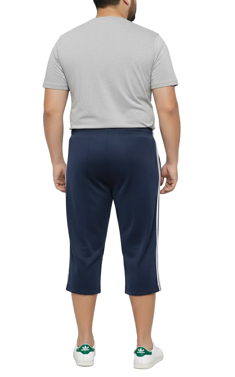 Big Size Navy 3 Quarter