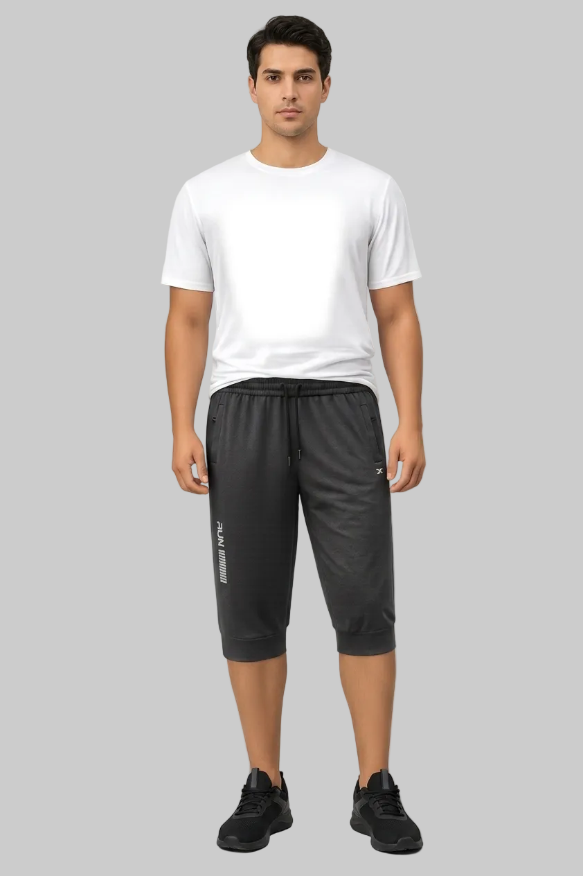 Men’s Active Fit 3 Quarter Shorts Lightweight Casual Wear