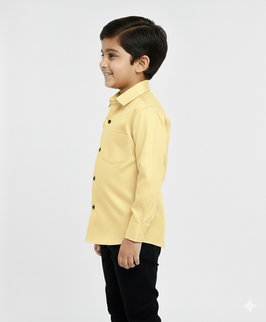Kids Casual Plan Lemon shirt