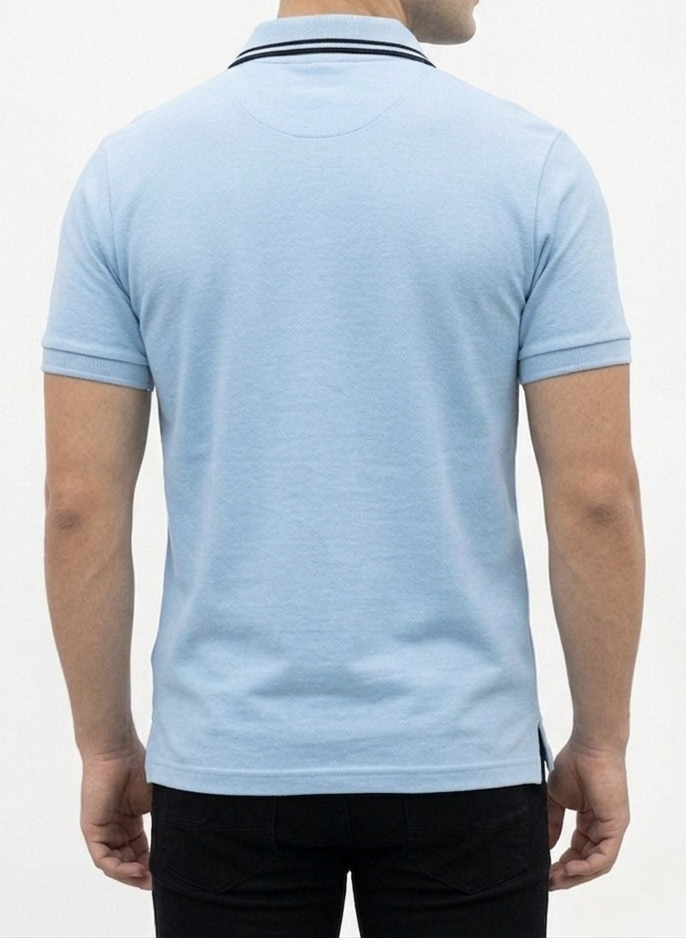 Big & Tall Light Blue Polo T shirt