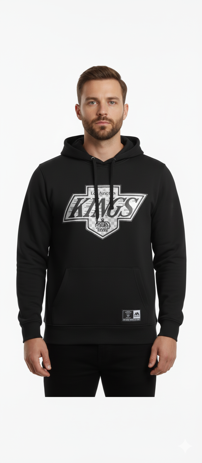 Kings Black Premium Hoodie For Man