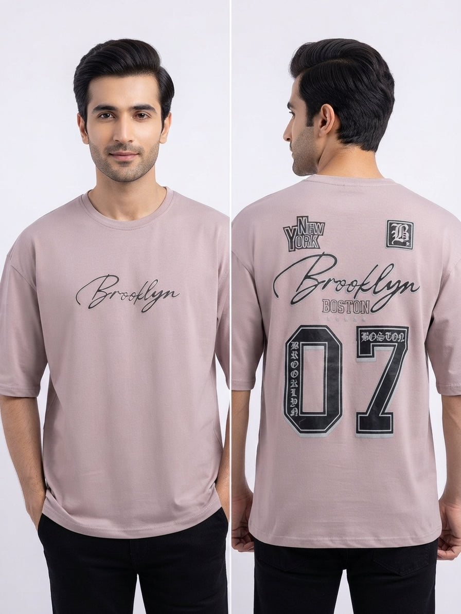 Al Noor Classy Men's Oversized Drop Shoulder T-Shirt