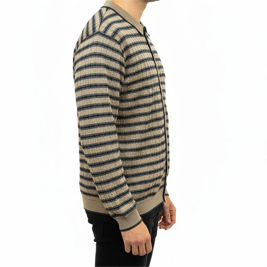 Mens Premium Brown Titch Style Old money Polo