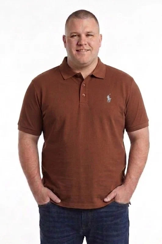 Premium Oversized Small Logo Polo T-Shirts