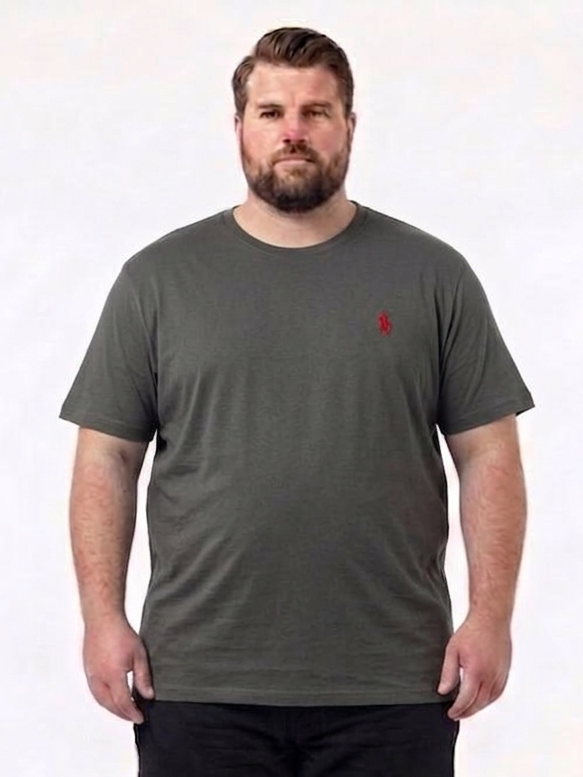 Men's Essential Crewneck Tee - Dark Grey
