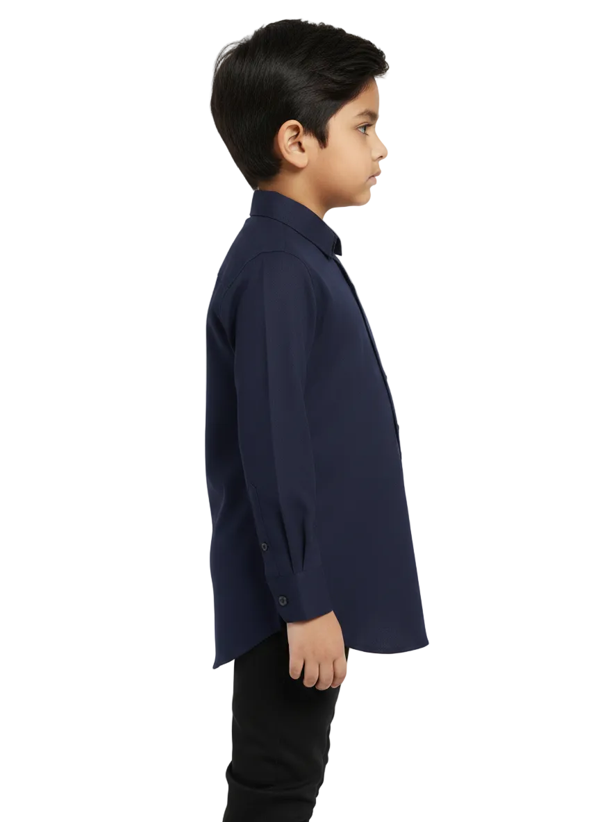 Trendy Navy Blue  Shirt For Kids