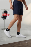 Men Athletic Quarter-Cut Socks - Pack of 3