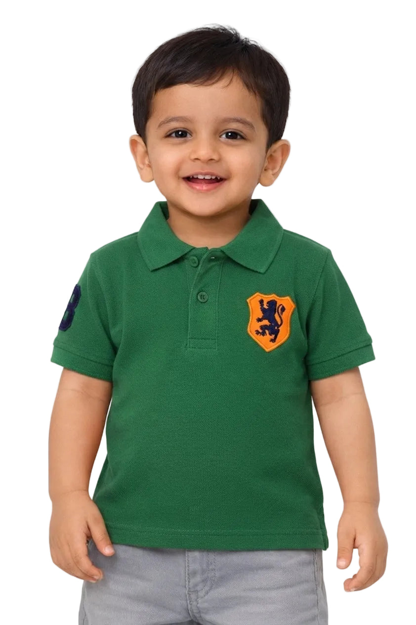 Comfortable Short-Sleeve Polo Shirts for Toddlers