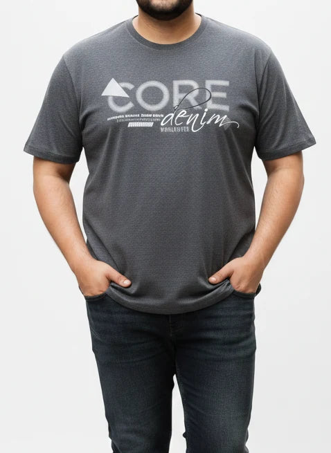 The Core of Comfort: Big & Tall Modern Urban Tee (2XL-3XL)