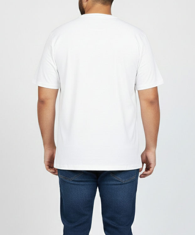 Big Size White T shirt