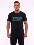 : Modern Nike Logo Cotton Tee for Casual & Active Wear In Black