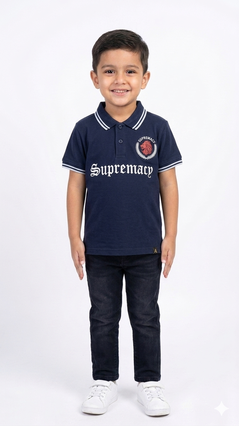 Premium Boys "Supremacy" Polo Shirt