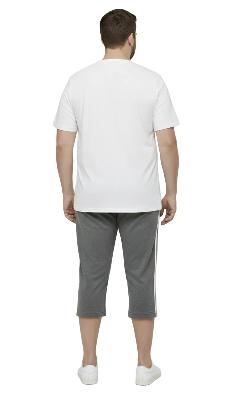 Premium Grey Bermuda Summer 3 Quarter
