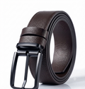 Men's Classic Brown & Black Reversible Leather Belt