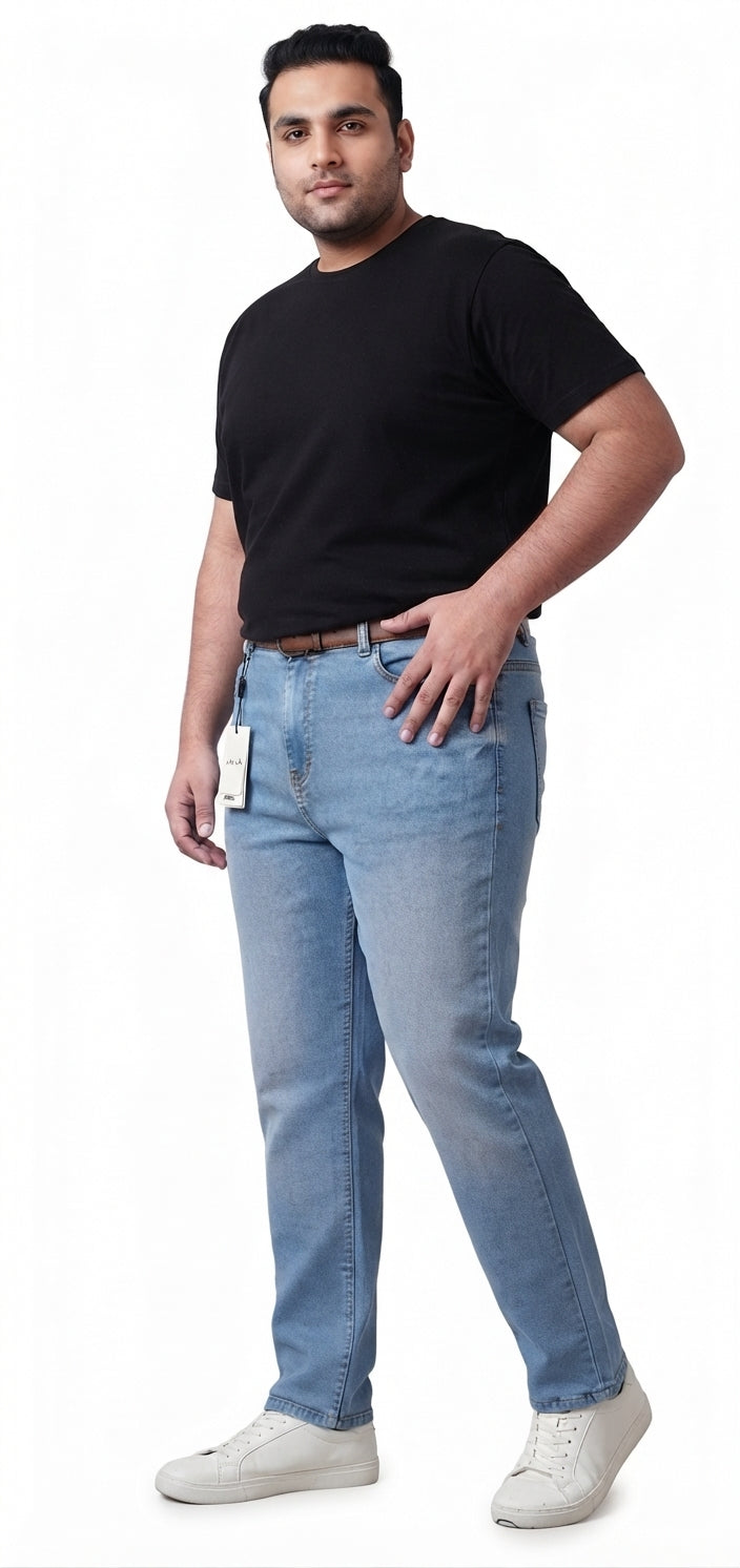 Men's Plus-Size Stretch Jeans
