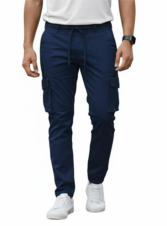 Denim Elegance Jogger Pants