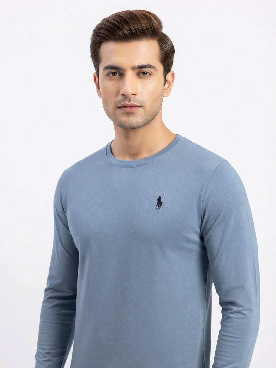 Al Noor Essential Full Sleeve Crew Neck T-Shirt