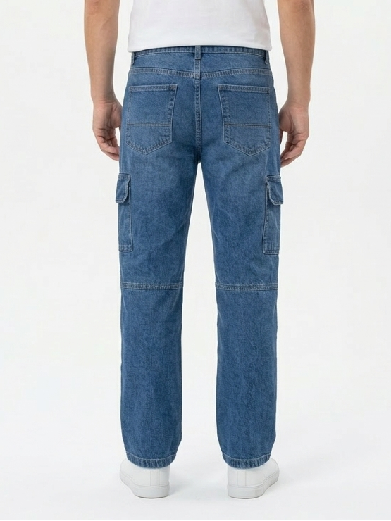 Men’s Classic Relaxed Fit Cargo Jeans