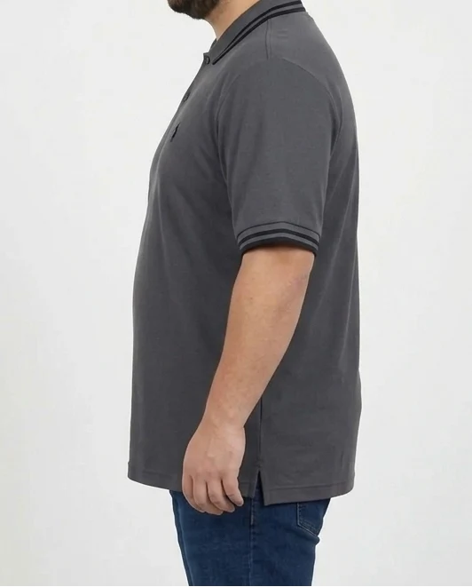 Plus Size (2XL & 3XL) Premium Pique Cotton Polo Shirt