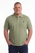 Ralph Lauren Iconic Pique Polo Shirt in mint green