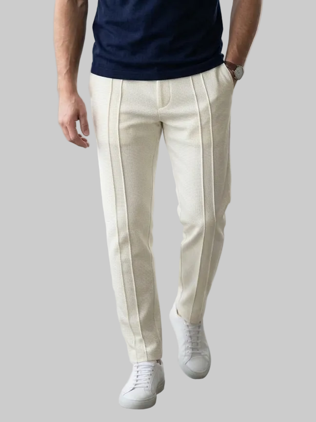 Relaxed Fit Trendy Waffle Trouser