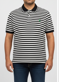 Men’s Classic Striped Polo T-Shirt