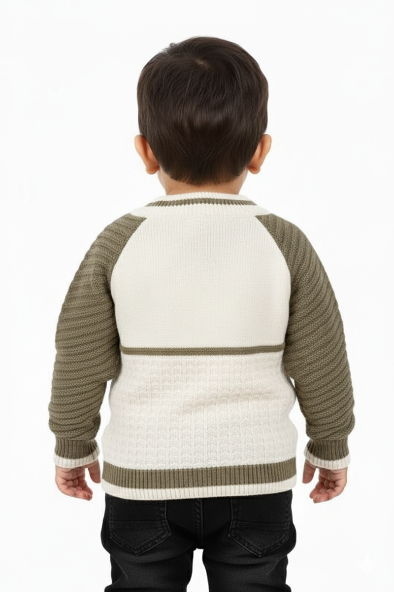 Kids Premium Color-Block Sweater