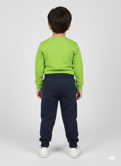 Kids Premium Fleece Jogger Navy Blue Trouser