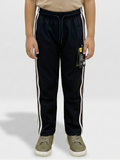 Premium Boys' Black Jersey Striped Trouser