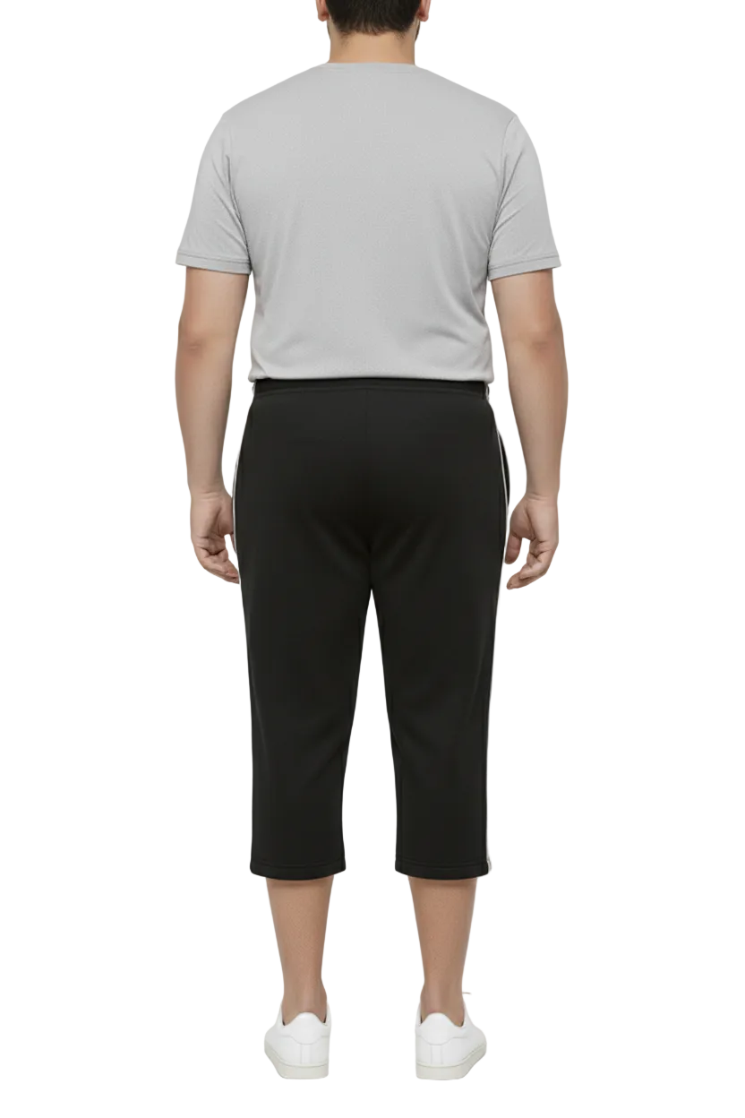 Big Size Black 3 Quarter