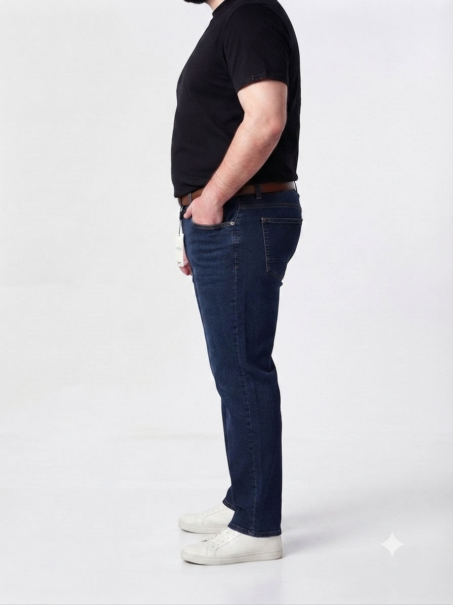 Men's Plus-Size Stretch Jeans