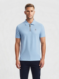 Modern Men’s Polo with Zipper Detail