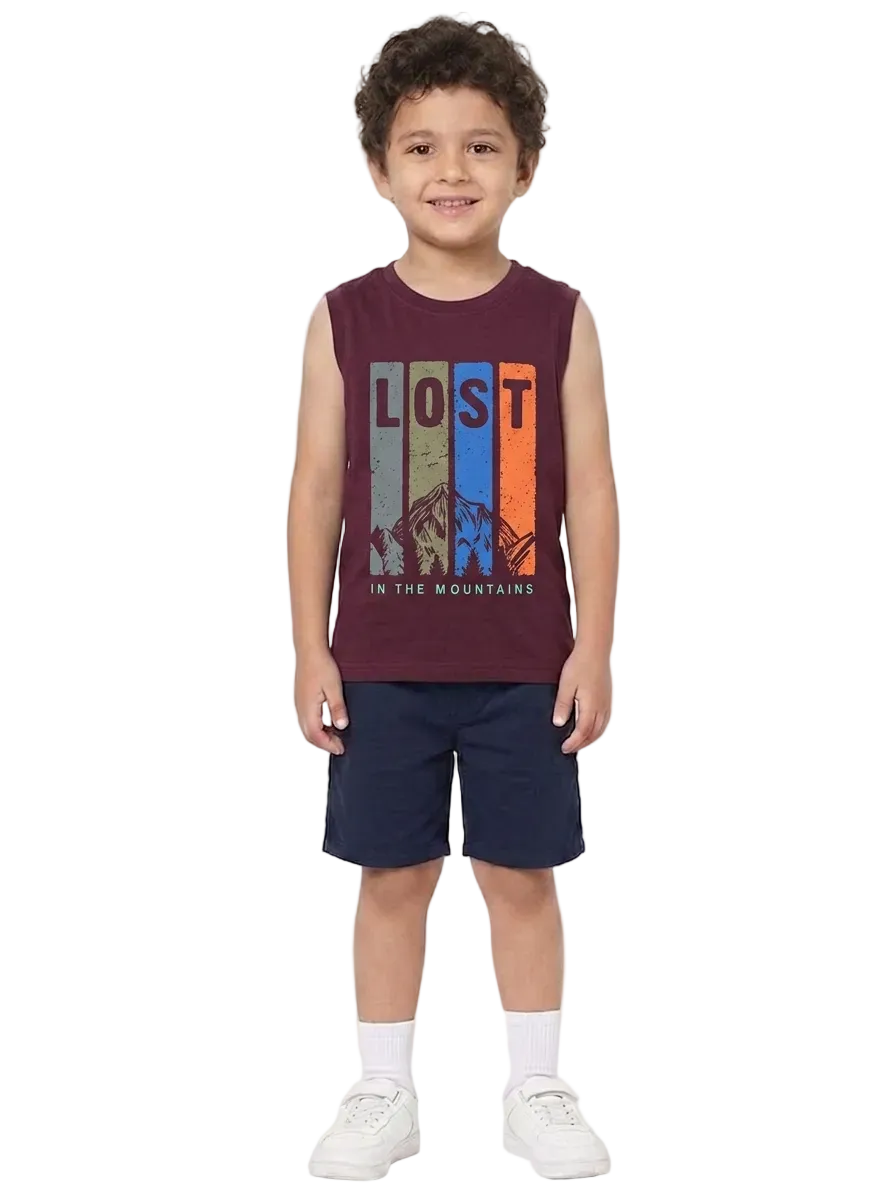 Toddler Boys Sleeveless Sandos