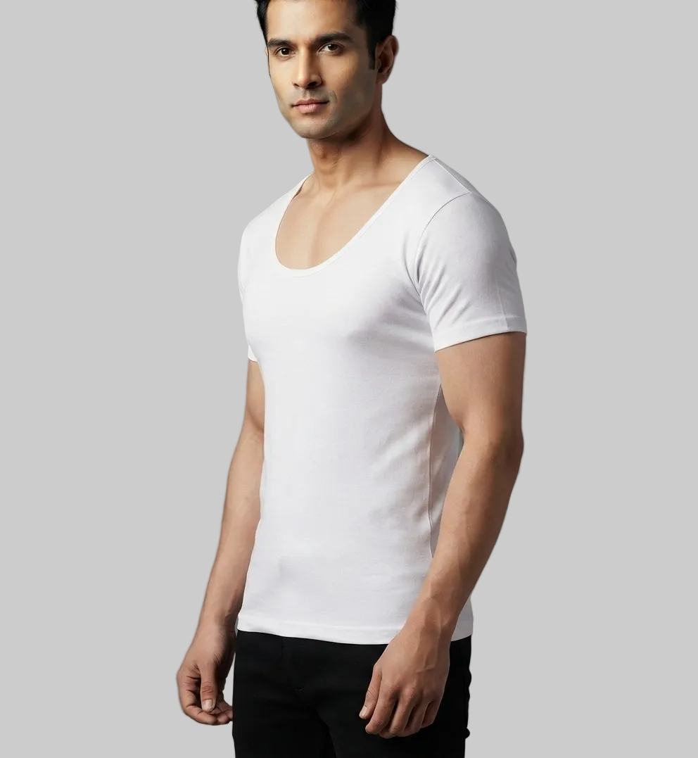 Men's Premium Quality Half Sleeve Cotton Vest