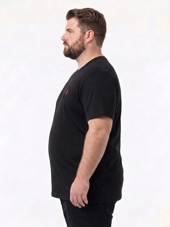 Premium Cotton Round Neck T-Shirts with Subtle Polo Logo