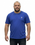 Men's Premium Royal Blue T-Shirt with Embroidered Palm Logo