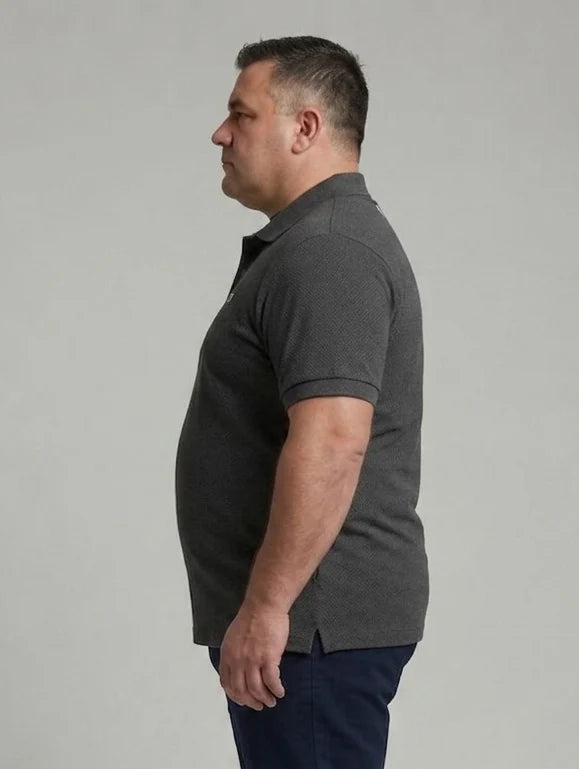 Men's 4XL & 5XL Lacoste-Style Polo Shirts