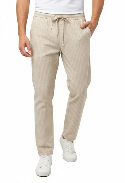 Sleeping Wear Cotton Beige Trouser