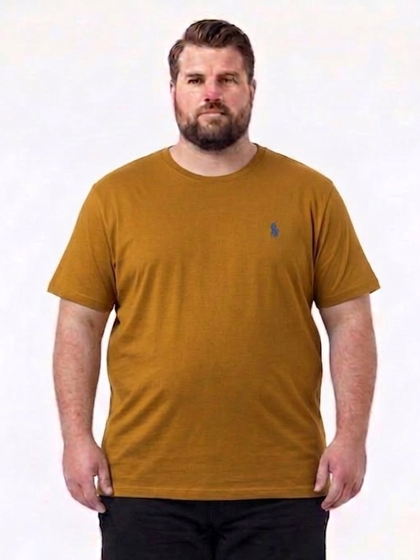Men's Essential Crewneck Tee - Mustard