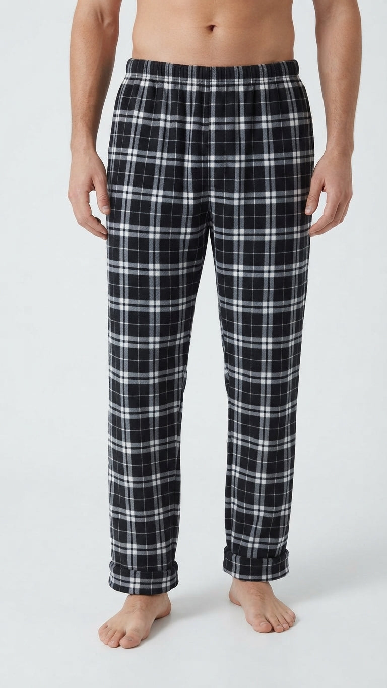Al Noor Men’s Checkered Winter Trousers