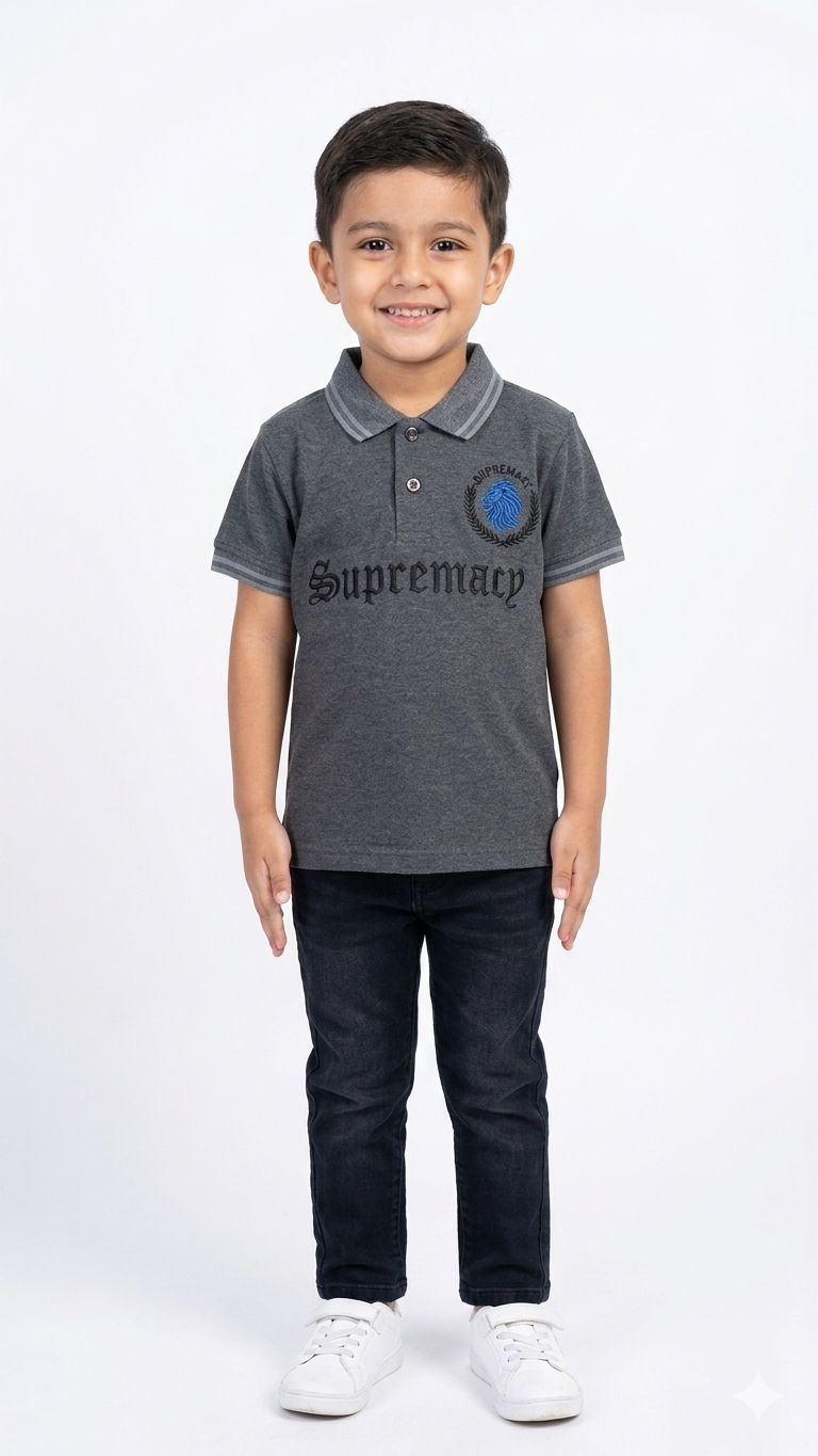 Premium Boys "Supremacy" Polo Shirt