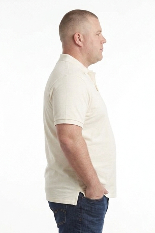 Ralph Lauren Iconic Pique Polo Shirt in Off-White