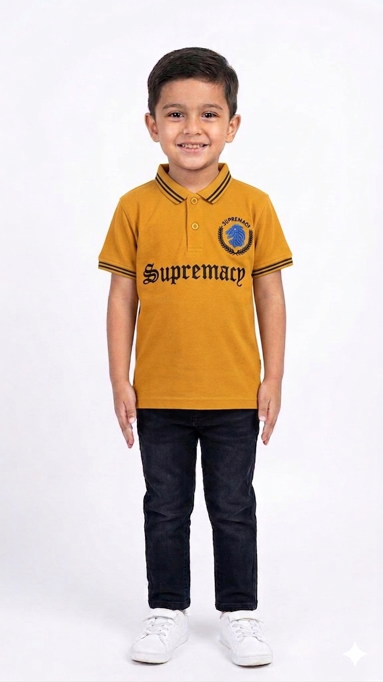 Premium Boys "Supremacy" Polo Shirt