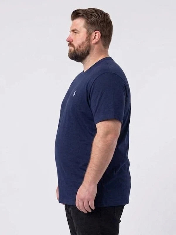 Premium Cotton Round Neck T-Shirts with Subtle Polo Logo