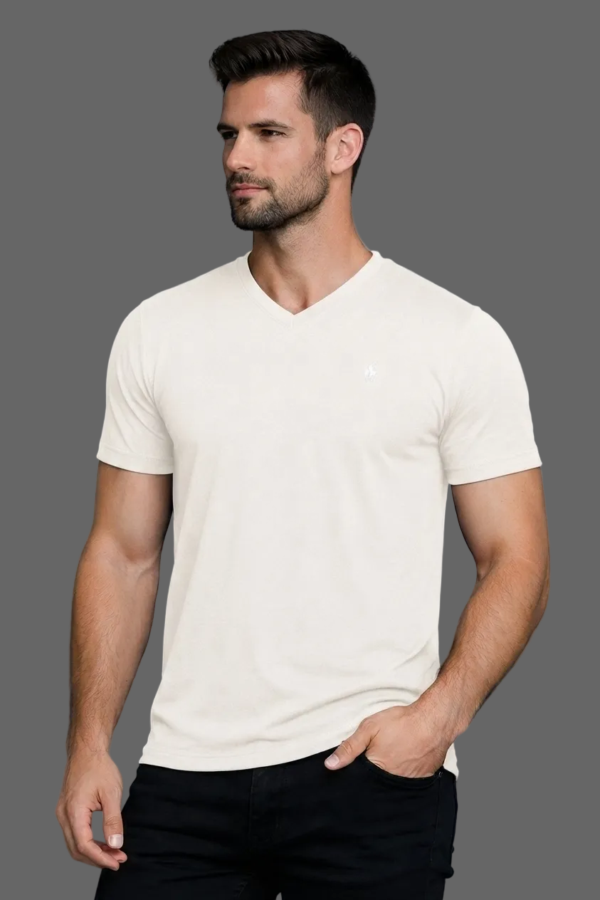 Men Classic Everyday Comfort V‑Neck Tee