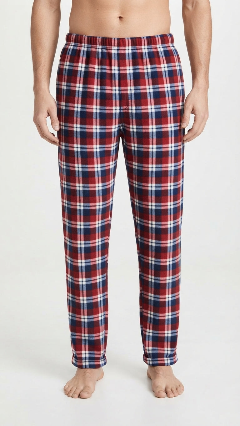 Al Noor Men’s Checkered Winter Trousers