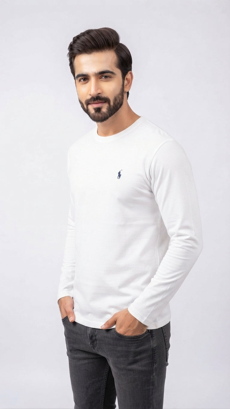 Al Noor Essential Full Sleeve Crew Neck T-Shirt