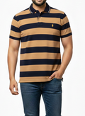 Men’s Premium Look Striped Polo Shirt